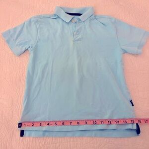 GAP Boys Size Small Cotton Short-Sleeve Blue Polo